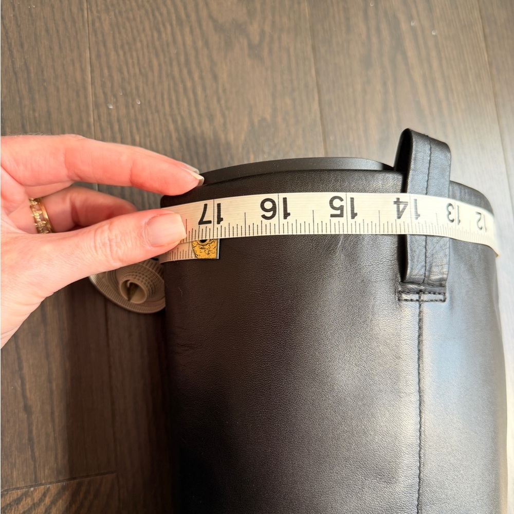 Flattered Frances Black Leather Boots - 41 - Picture 5 of 8